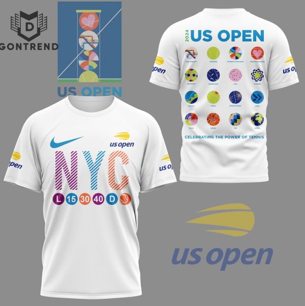 NYC 2024 US Open Celebrating The PowerOf Tennis 3D T-Shirt