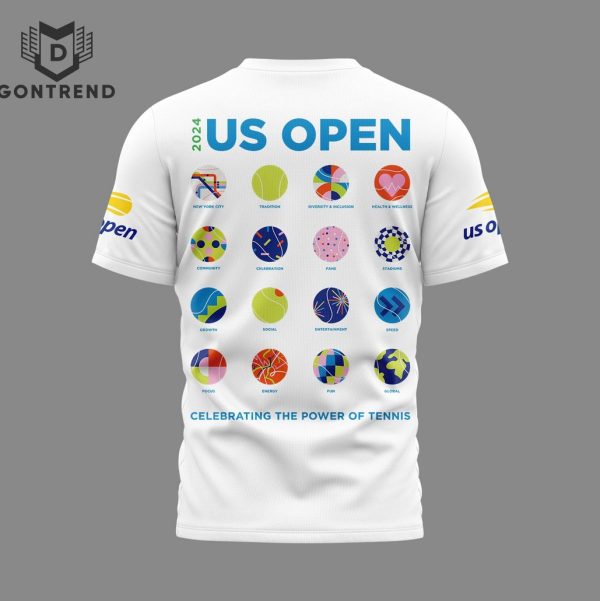 NYC 2024 US Open Celebrating The PowerOf Tennis 3D T-Shirt