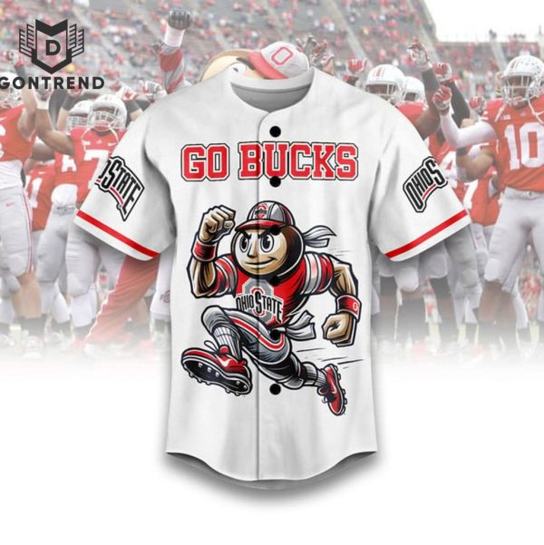 Ohio State Buckeyes Go Bucks – I Am A Die Hard Buckeyes Fan Baseball Jersey