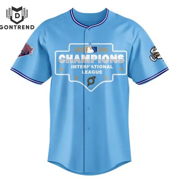 Omaha Storm Chasers International League Championship Baseball Jersey