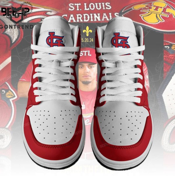 Perosnalized St. Louis Cardinals Air Jordan 1 High Top