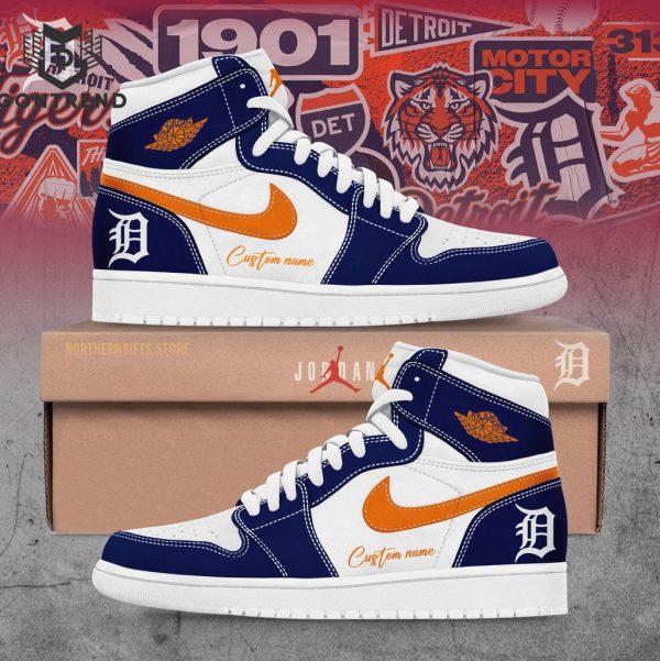 Personalized 2024 Detroit Tigers Air Jordan 1 High Top