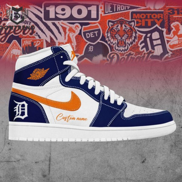 Personalized 2024 Detroit Tigers Air Jordan 1 High Top