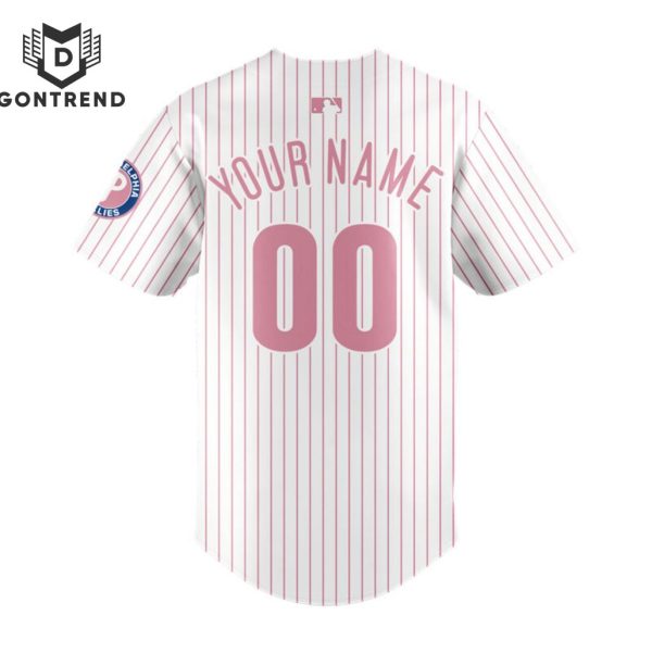 Personalized 2024 Hello Kitty Night x Philadelphia Phillies 2024 Baseball Jersey – Pink