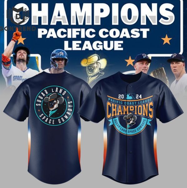 Sugar Land Space Cowboys 2024 Pacific Coast League Champions Baseball Jersey