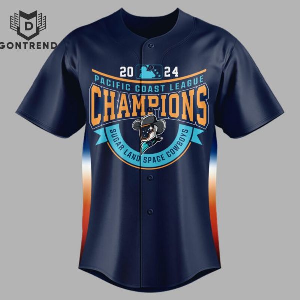 Sugar Land Space Cowboys 2024 Pacific Coast League Champions Baseball Jersey