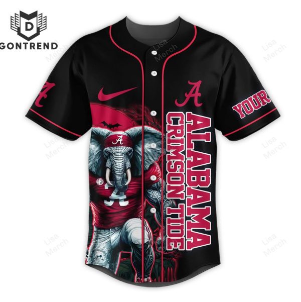 Personalized Alabama Crimson Tide Fear The Alabama Baseball Jersey