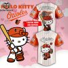 Personalized Baltimore Orioles x Hello Kitty Baseball Jersey