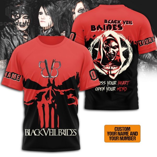 Personalized Black Veil Brides 3D T-Shirt