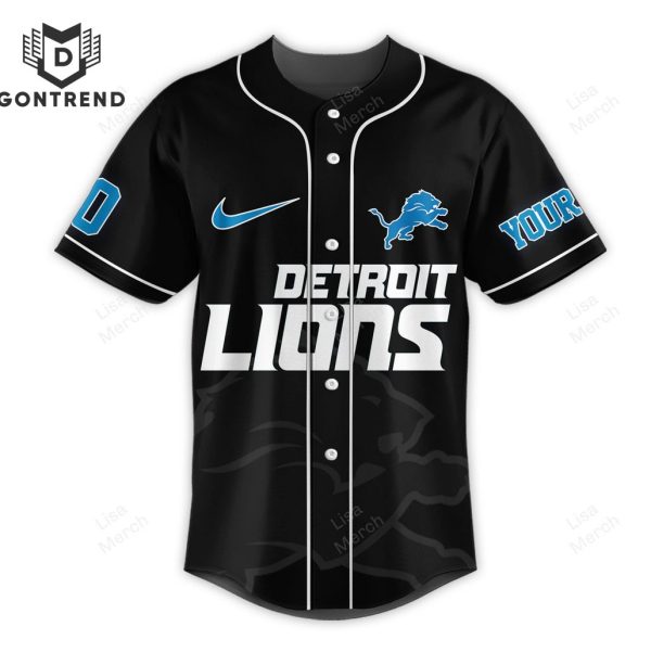 Personalized Detroit Lions Football One Pride Baseball Jersey