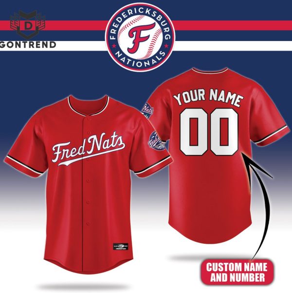 Personalized Fredericksburg Nationals Baseball Jersey