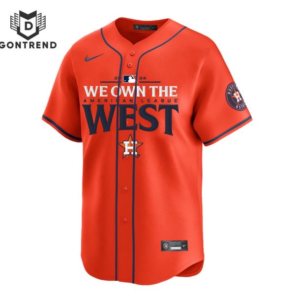 Personalized Houston Astros 2024 We Own The West Limited Baseball Jersey