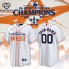 2024 We Own The American League West Houston Astros Baseball Jersey – Blue