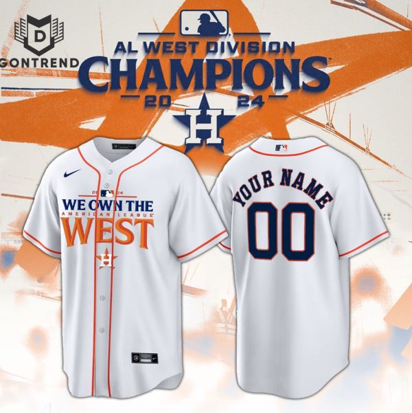 Personalized Houston Astros 2024 We Own The West Limited Baseball Jersey – White