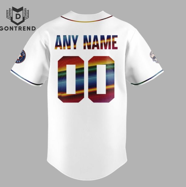 Personalized Houston Astros Hispanic Heritage Month Baseball Jersey