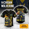 Michigan Wolverines Go Blue Hail To The Victors Valiant Baseball Jersey