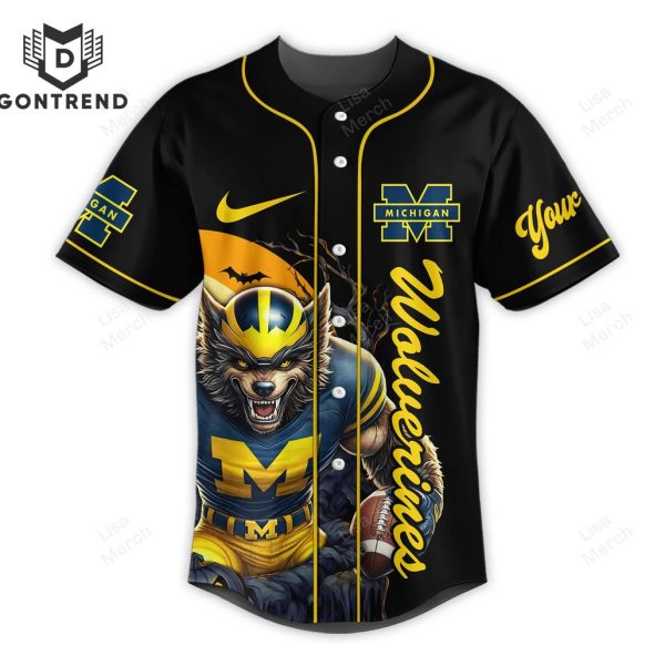 Personalized Michigan Wolverines Fear The Michigan Baseball Jersey