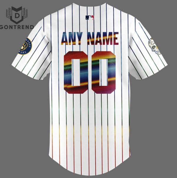 Personalized Milwaukee Brewers Hispanic Heritage Month 2024 Baseball Jersey