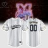 Michigan Wolverines Go Blue Hail To The Victors Valiant Baseball Jersey