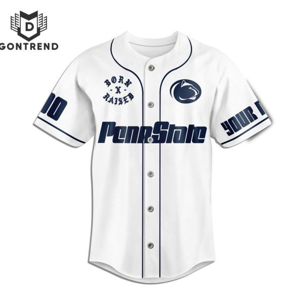 Personalized Penn State Nittany Lions Baseball Jersey – White