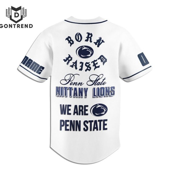 Personalized Penn State Nittany Lions Baseball Jersey – White