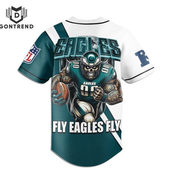 Personalized Philadelphia Eagles – Fly Eagles Fly Baseball Jersey