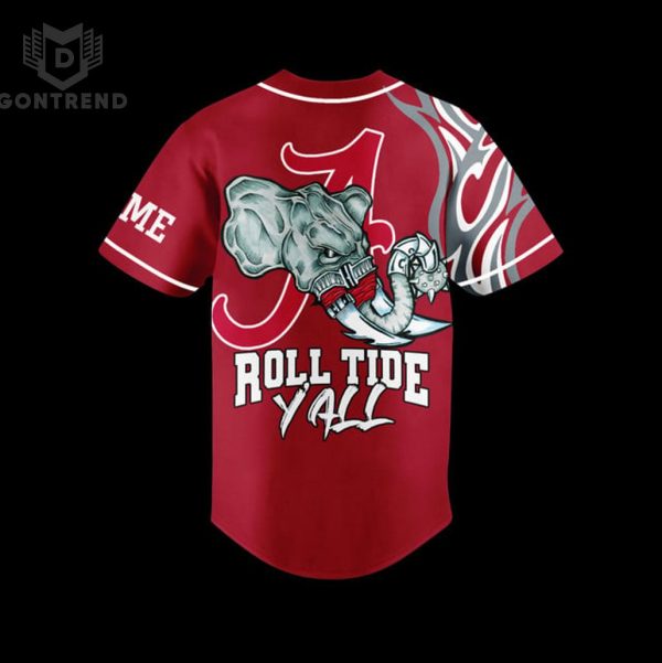 Personalized Roll Tide – Alabama Crimson Tide Baseball Jersey