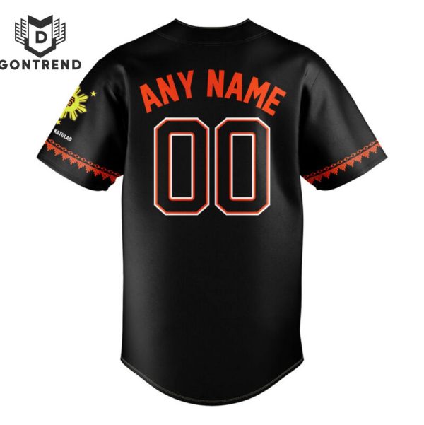 Personalized San Francisco Giants Filipino Heritage Night Baseball Jersey