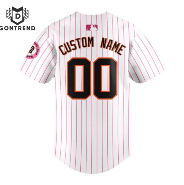 Personalized San Francisco Giants x Hello Kitty Night Baseball Jersey