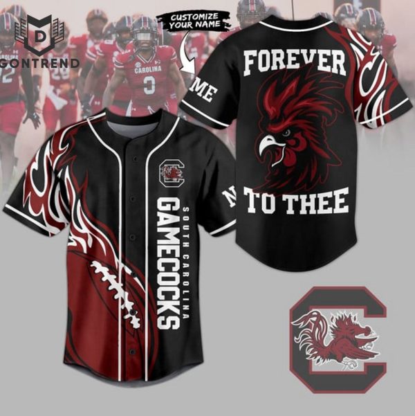 Personalized South Carolina Gamecocks Forever To Thee Baseball Jersey