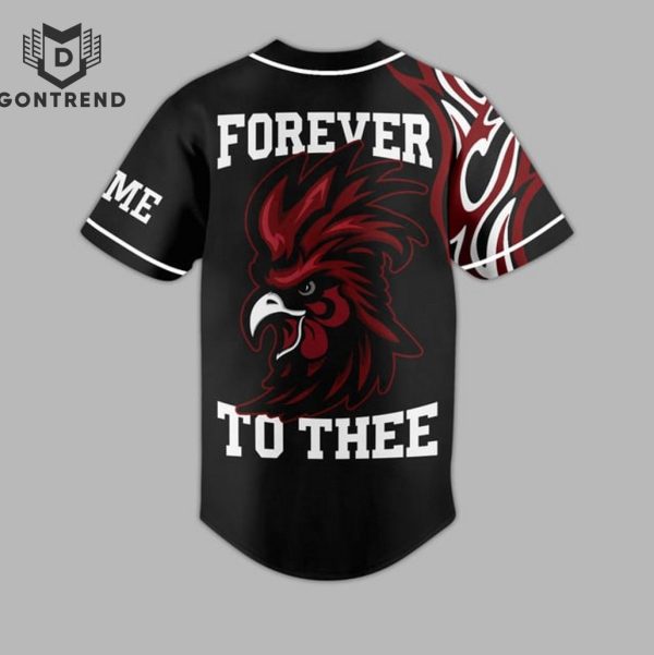 Personalized South Carolina Gamecocks Forever To Thee Baseball Jersey