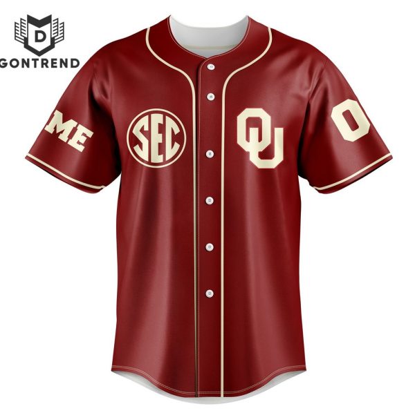 Personalized There Only One Oklahoma Sooners Baseball Jersey