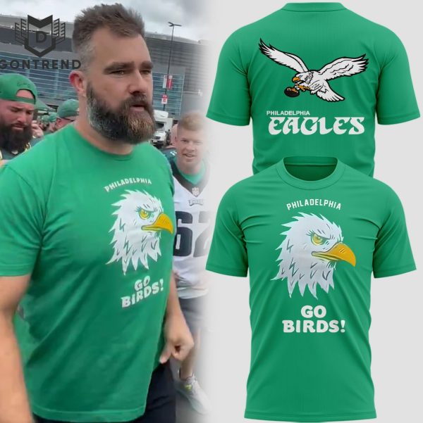 Philadelphia Eagles Go Birds 2024 3D T-Shirt