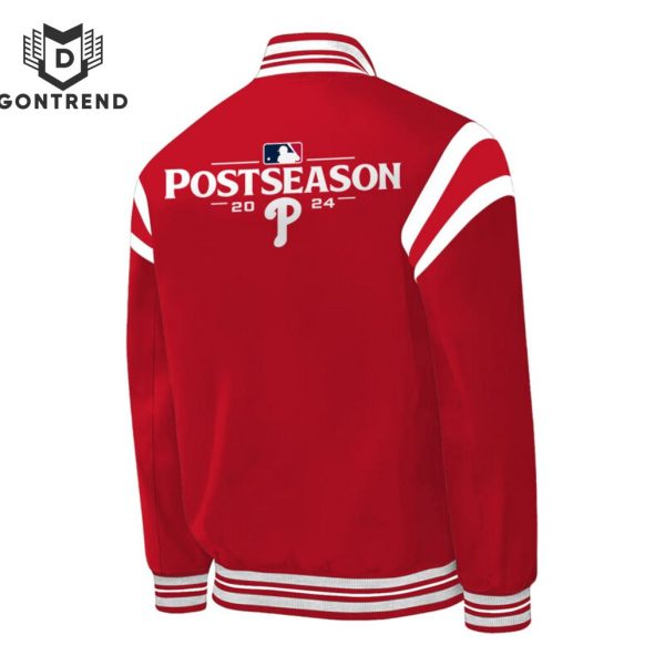 Philadelphia Phillies 2024 Postseason Locker Room Baseball Jacket