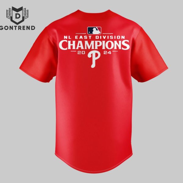 Philadelphia Phillies 2024 We Own The National League East Champions Baseball Jersey – Red