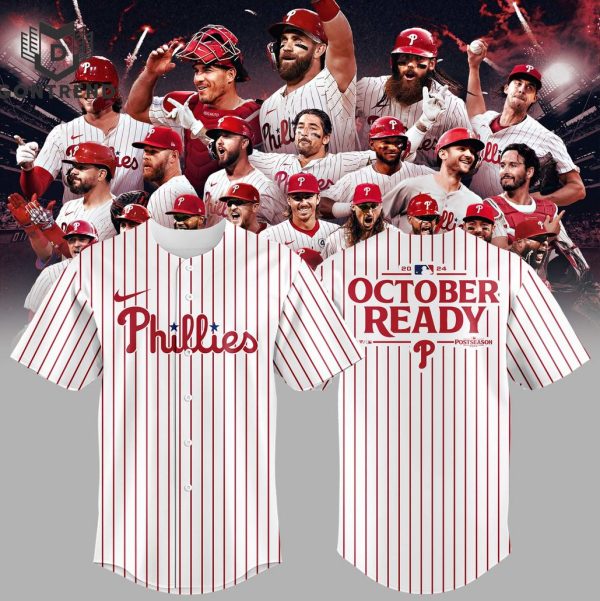 Philadelphia Phillies Postseason Locker Room Baseball Jersey