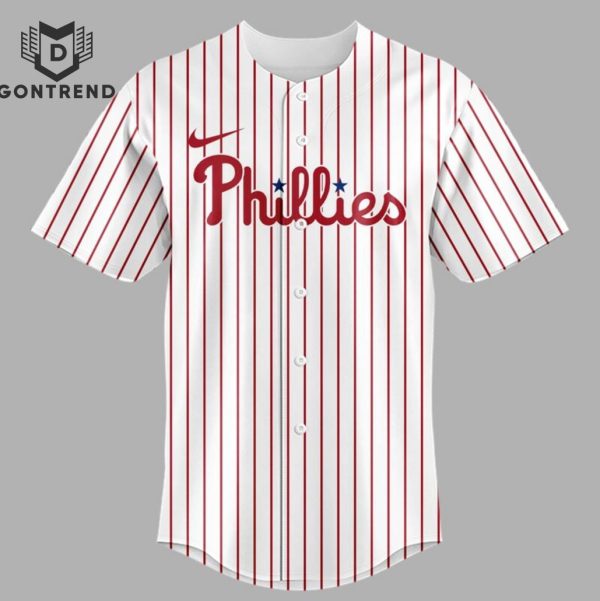 Philadelphia Phillies Postseason Locker Room Baseball Jersey