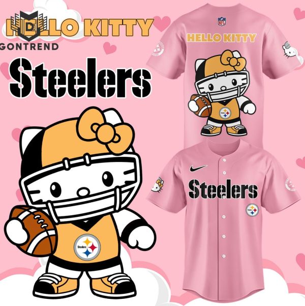 Pittsburgh Steelers x Hello Kitty 2024 Baseball Jersey