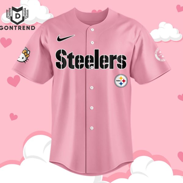 Pittsburgh Steelers x Hello Kitty 2024 Baseball Jersey