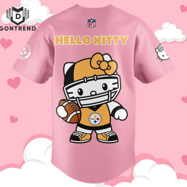 Pittsburgh Steelers x Hello Kitty 2024 Baseball Jersey