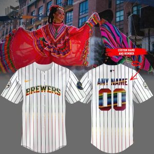 Personalized Milwaukee Brewers Hispanic Heritage Month 2024 Baseball Jersey