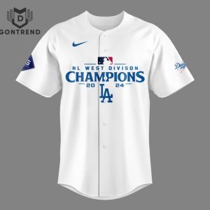 2024 Nl West Champs Los Angeles Dodgers Baseball Jersey