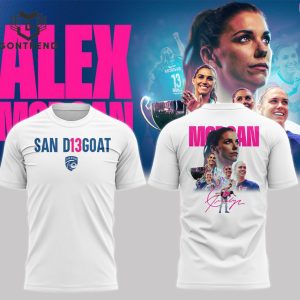 Thank You Alex Morgan Signature Design 3D T-Shirt