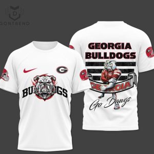 Georgia Bulldogs Go Dawgs Design 3D T-Shirt