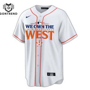 Personalized Houston Astros 2024 We Own The West Limited Baseball Jersey – White