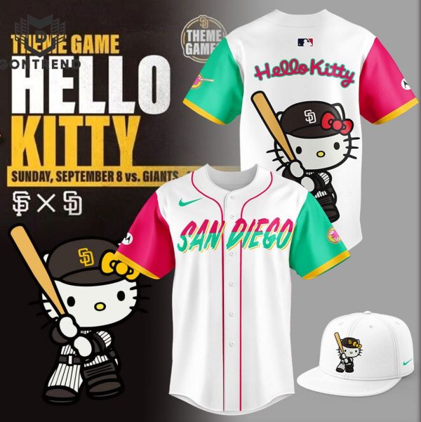 San Diego Padres x Hello Kitty 2024 Baseball Jersey