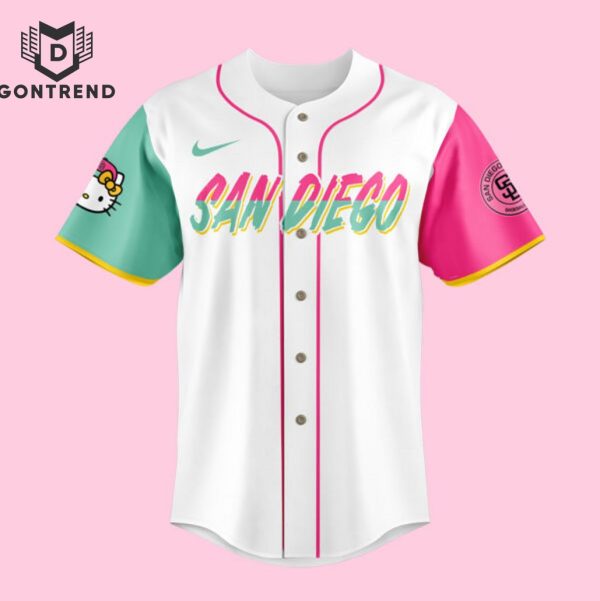 San Diego Padres x Hello Kitty Night 2024 Baseball Jersey