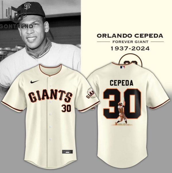 San Francisco Giants 2024 Orlando Cepeda Baseball Jersey