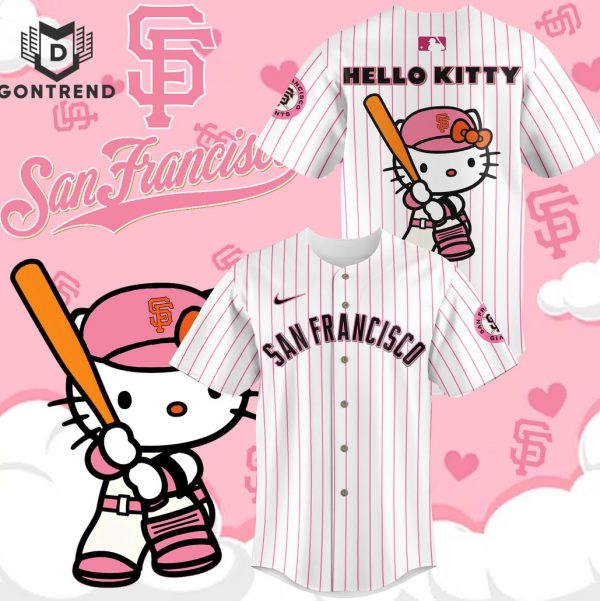 San Francisco Giants x Hello Kitty Night Baseball Jersey