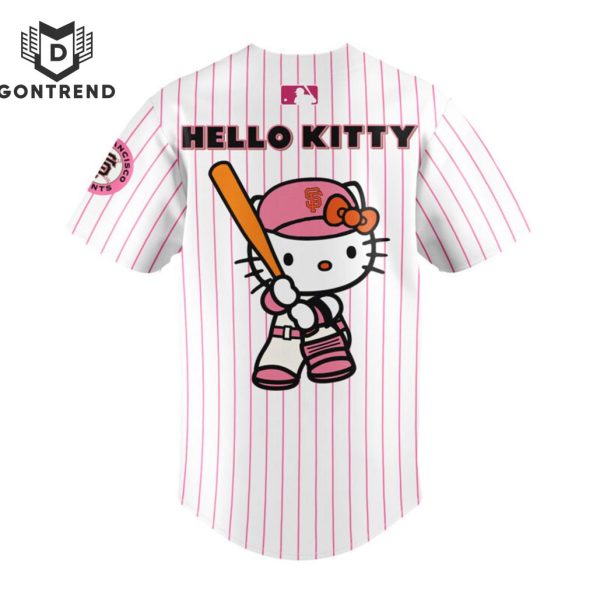 San Francisco Giants x Hello Kitty Night Baseball Jersey